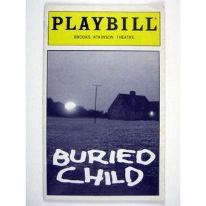 Buried Child Playbill June 1996 Sam Sheppard Leo Burmeister James Gammon Mohr